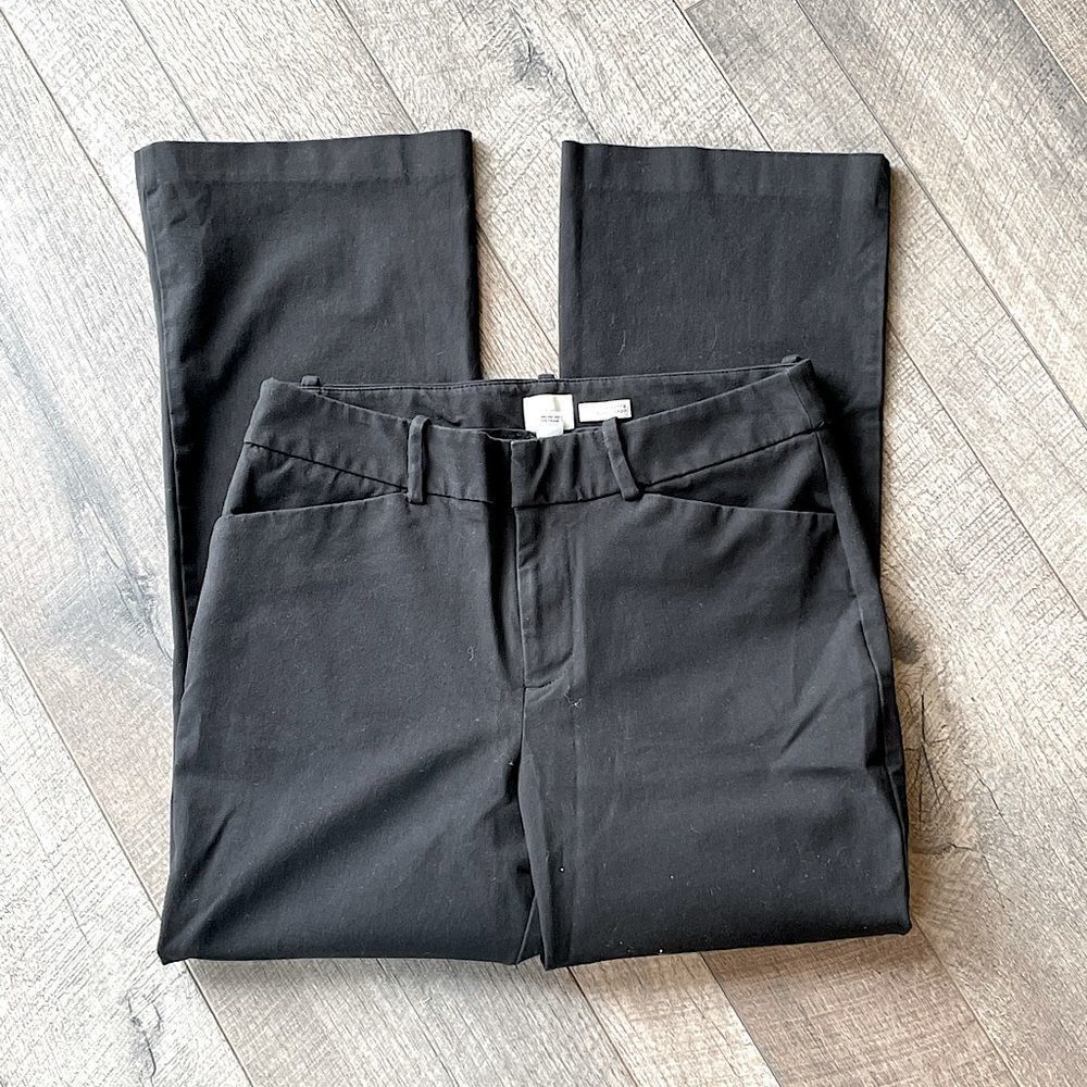 A New Day Cropped Black Dress Pants. Size 6.